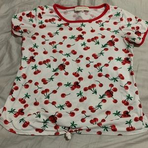 I am selling a cherry short sleeve shirt